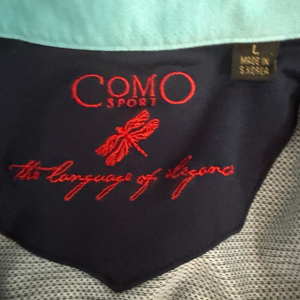 Como Sport Mens Polo Short Sleeve Shirt Size‎ Large - Picture 6 of 7
